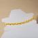 Chocker "chain" cartoons, yellow color, l = 37 cm