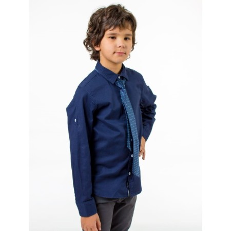 Surchachka upper for ISEE boys, height 170 cm, dark blue color-1