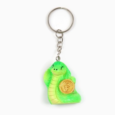 New Year's keychain for keys, voluminous "New Year: New Year Mix" New Year: 5 pcs-8