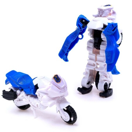 Set of robots "Police squad", 5 transformers, gather in 1 robot-8