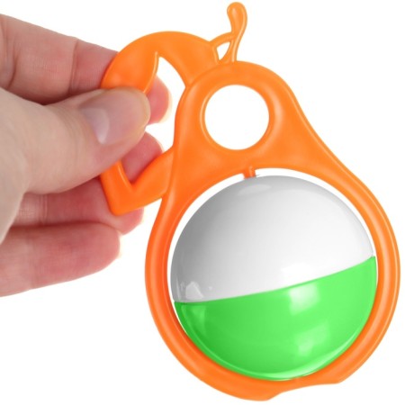 A rattle "Pear", color mix, Aelita-3