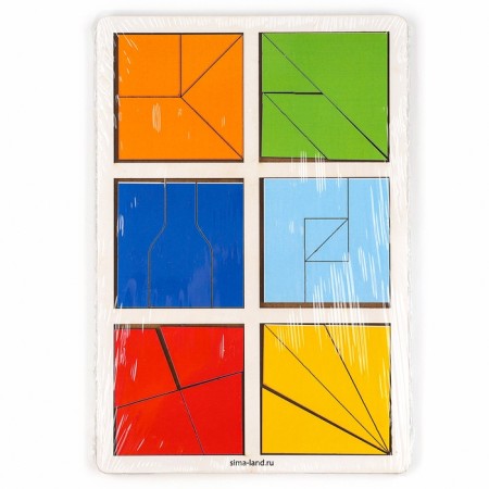 Squares Nikitin 2 level, 6 squares-6
