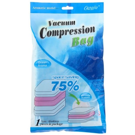 Vacuum storage bag "Ocean", 60 × 80 cm, flavored, blue color-3