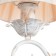 Bra "Laurent" 1x40W E14 white+gold 30x15x30 cm.