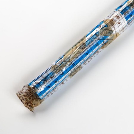 Siliconized "stripes", blue, for baking, 0.38 x 5 m 5 m-4