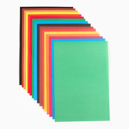 The set "Masha and the Bear" A4: 8l color unilateral cardboard + 8l color bilateral paper-2