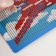 Diamond mosaic with a partial filling on the stand for children "Airplane", 10 x 15 cm, a set for creativity