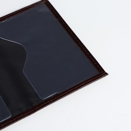 Passport cover, brown color-5