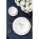 Porcelain plate deep with a thickened edge Magistro la Perle, 580 ml, d = 22 cm, white color