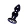 Sexus Glass Viber Vibrovalok, Glass, Blue, 11 cm