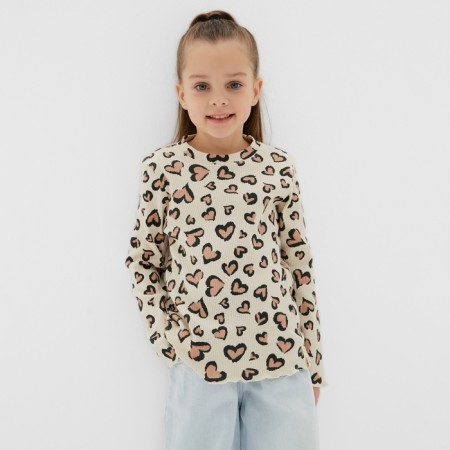 T-shirt with long sleeve KAFTAN LOO LOVE size 34 (122-128cm)-5