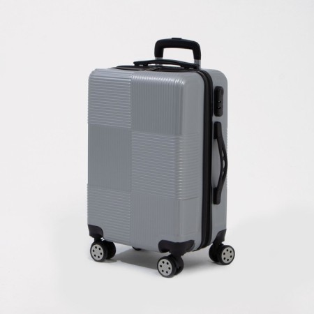 Small suitcase 20 "code castle, silver color-2