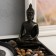 Zen Garden "Bronze Buddha" sand+aroma packs+stones 22x15x12.5 cm