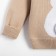 Knitted crumb set I “hare” height 74-80 cm, beige color