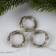 Set of garlands “Thread” 2 m Rosa, IP20, silver thread, 20 LED, white glow, 3 modes, AG13x3, 3 pcs.