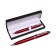 Gift handle, ball "Atlantic" in the leatherette case, rotary, Bordeaux body with silver
