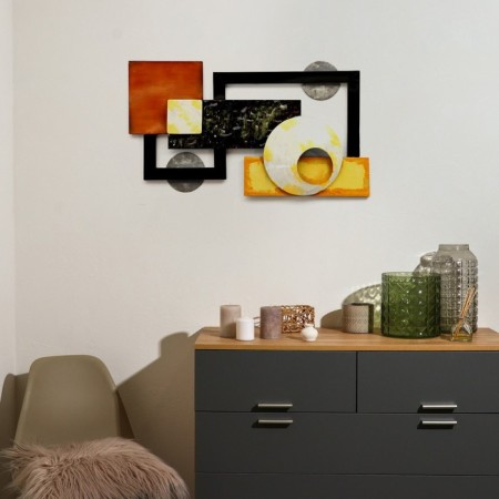 Wall metal decor "Abstraction" 80x5x45 cm