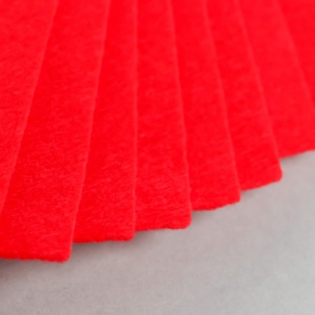 Soft felt 2 mm 20x30 cm ts.601 red-1