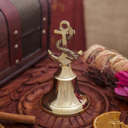Колокол "Якорь" с канатом 7х12 см.