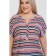 Female blouse, size 52, pink color