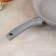Pan with a handle, anti -stick coating, d = 26 cm, h = 60 mm, color is light marble