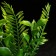 Artificial aquarium plant, 18 x 9 x 14 cm, red