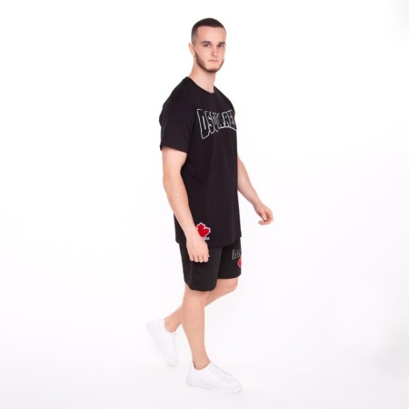 Male suit (T -shirt/shorts), black color/print mix, size m-5