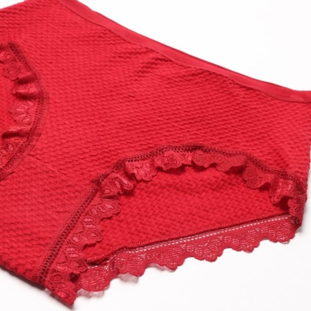 Women's cowards, red color, size 54-56-1