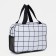 Cosmetic bag with lightning, white/black color