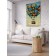 Decorative panel with photo printing "Flight on butterflies", vertical, size 100x150 cm