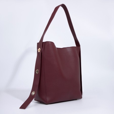 Bag Female Tout on Magnet, Burgundy Color-2