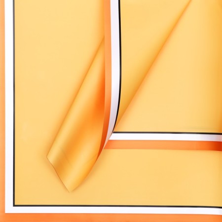 Matte film "Double Kant", yellow, 0.57 x 0.57 m
