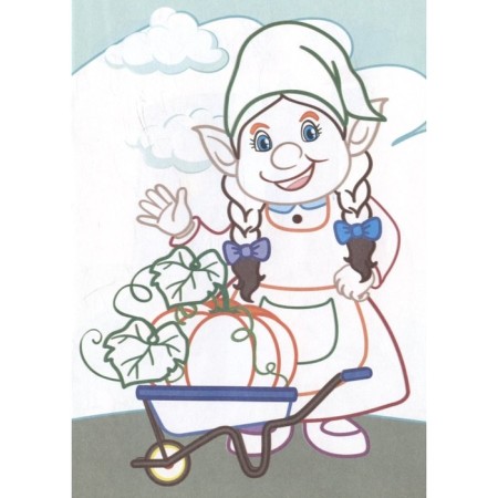 Coloring-two "Visiting the Gnome", 16 p.-4
