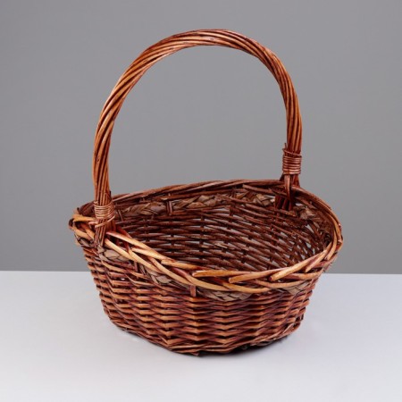 A set of baskets, 3 pcs, 25.5x20x8/25 cm, 30x26x10/30 cm, 34.5x30x12/35 cm, willow-2