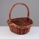 A set of baskets, 3 pcs, 25.5x20x8/25 cm, 30x26x10/30 cm, 34.5x30x12/35 cm, willow