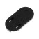 Luazon phone stand, folding, oval, adjustable height, black