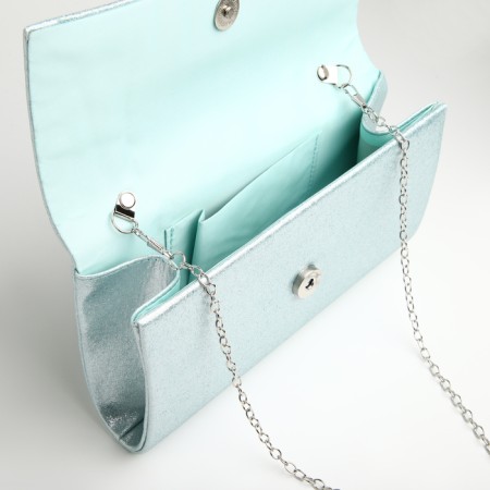 Women's bag on magnet, blue color-5