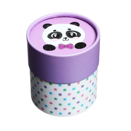 Block of paper Figuries 7 x 7cm, 700 sheets, 75 g/m2, DEVENTE. Cute.panda, in a cardboard box-1