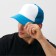 Baseball cap with minaku grid, blue color, size 56-58
