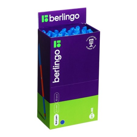 Ballpoint handle Berlingo Skyline, light blue rod, node igla 0.7 mm-6