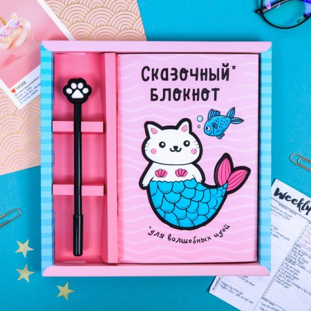 Set of notebook with a pen "Fairytale Notepad"