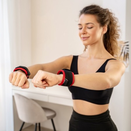 Tears on the wrist onlytop, 2 pcs. x 100 g, red color-8