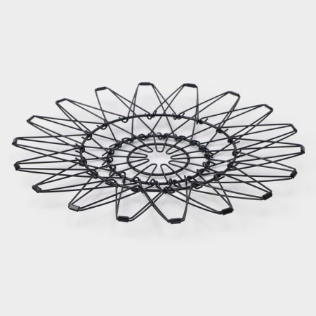Frietal Dilan folding, 29 × 29 × 4.5 cm, black color-3