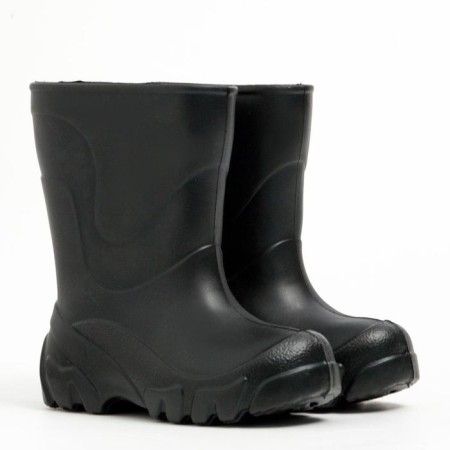 Boots for children insulated, black color, size 29-30