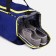 Sports bag with a zipper, shoe department, 2 outer pockets, long belt, blue color