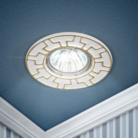 Lamp built -in era ST5, IP20, 50W, 95x28 mm, white/gold color-1
