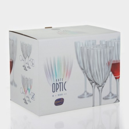 A set of glasses for the wine "Kate", 500 ml, 6 pcs-6