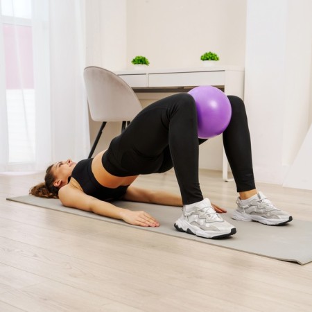 Yoga ball sangh, d = 25 cm, 100 g, purple color-6