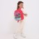 Baby backpack on lightning, pink color