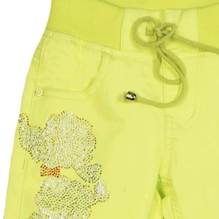 Pants for girls, height 116 cm, lemon color-2
